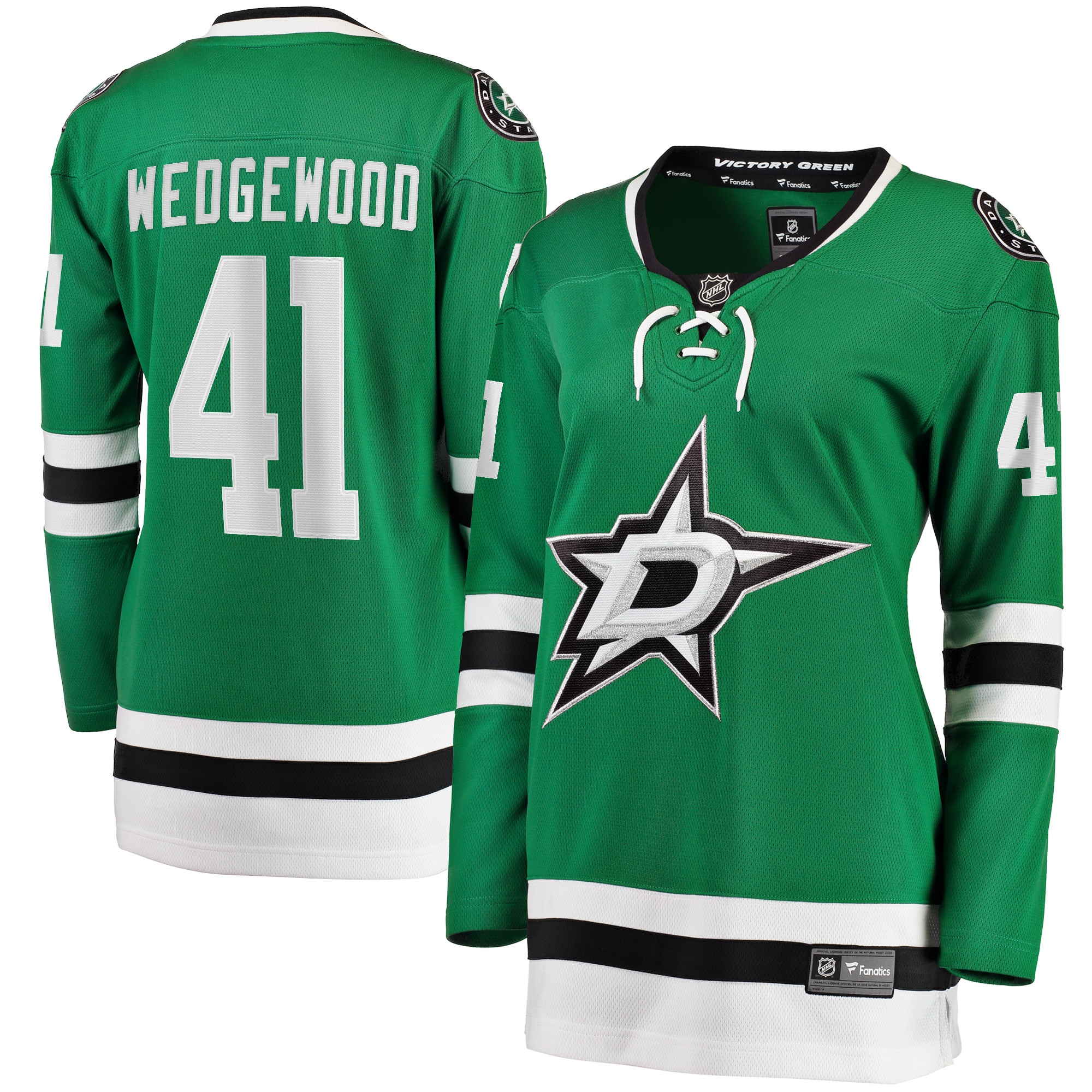 Scott Wedgewood Dallas Stars Fanatics Women's Home Breakaway Player Jersey