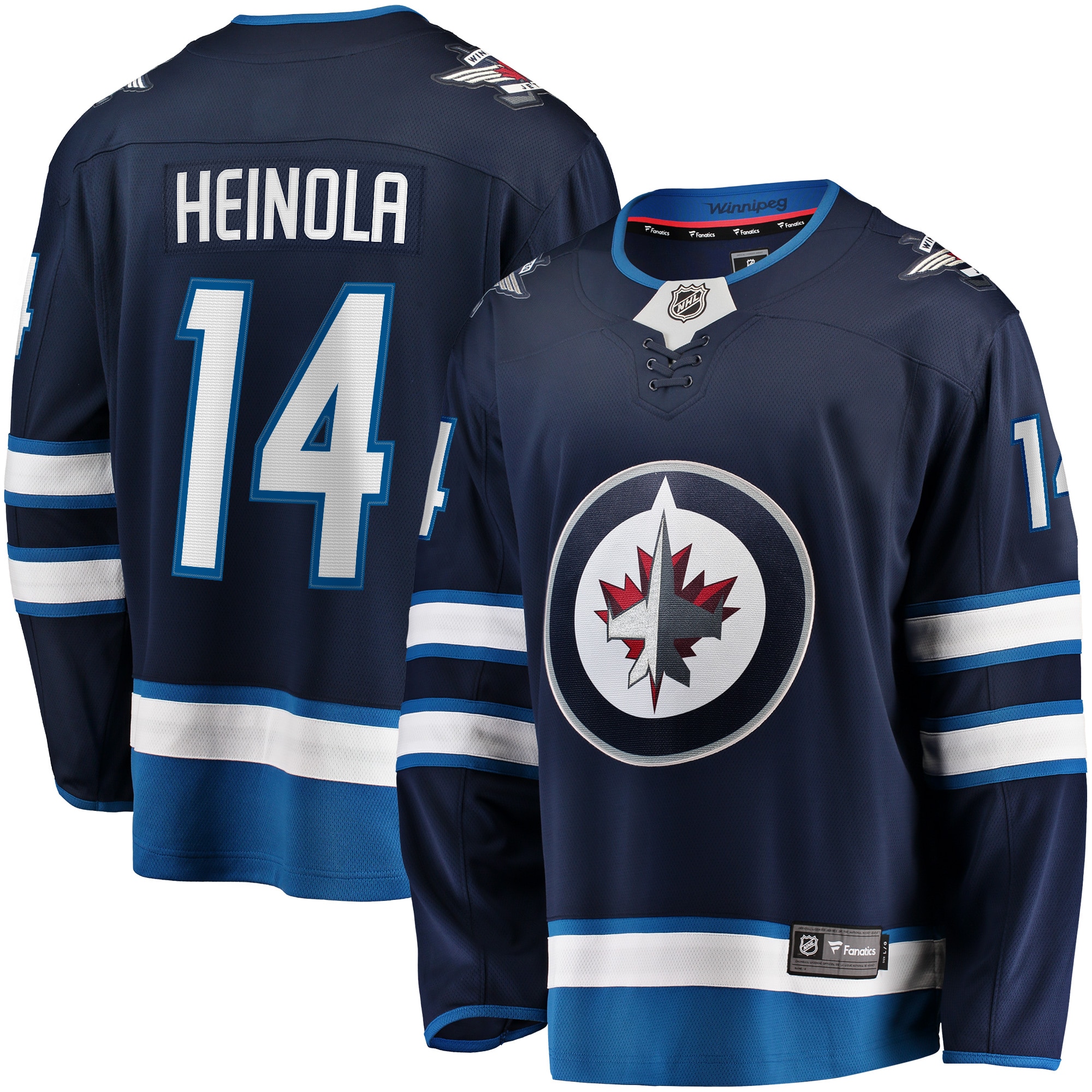 Ville Heinola Winnipeg Jets Fanatics Home Breakaway Player Jersey