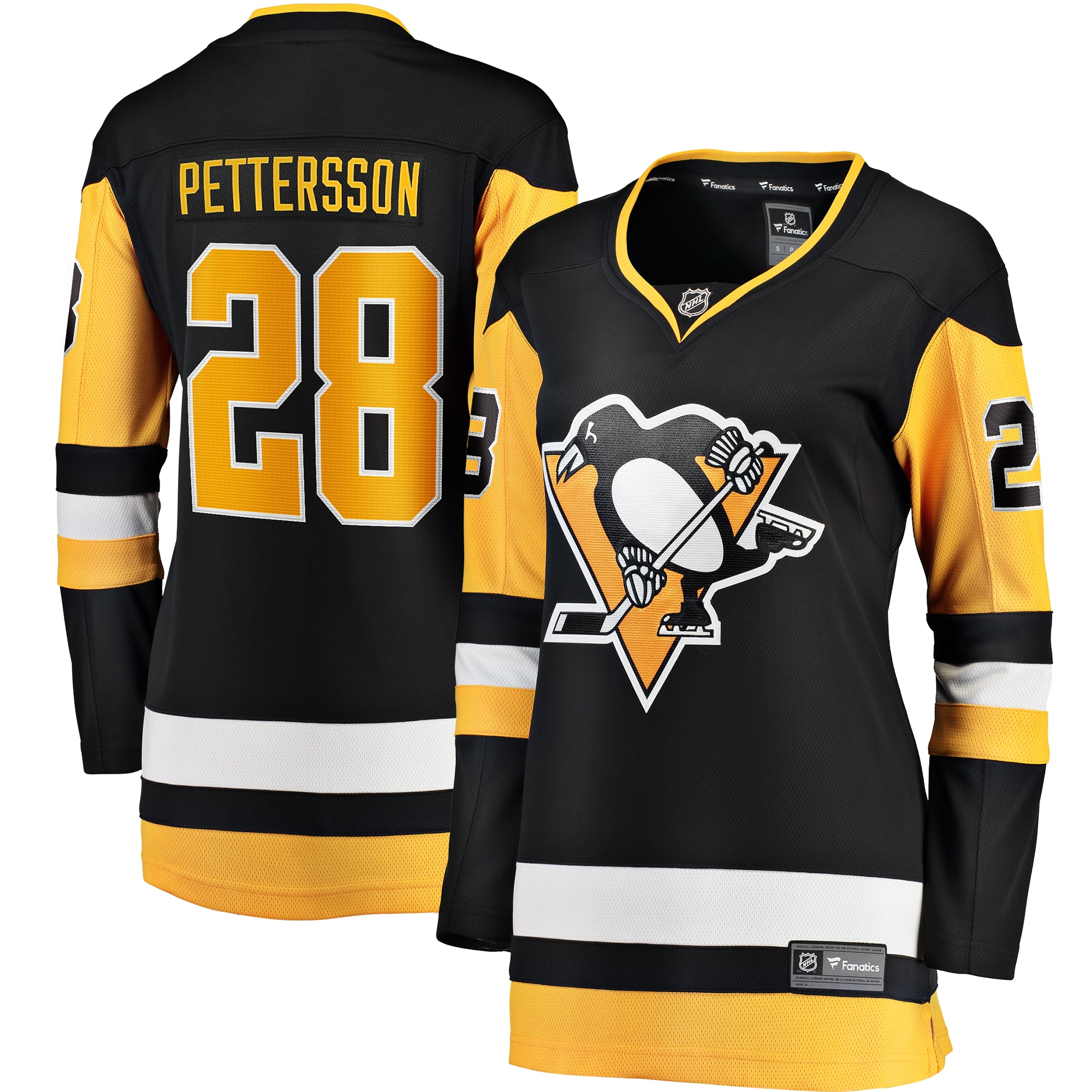 Marcus Pettersson Pittsburgh Penguins Fanatics Women's Home Breakaway Player Jersey
