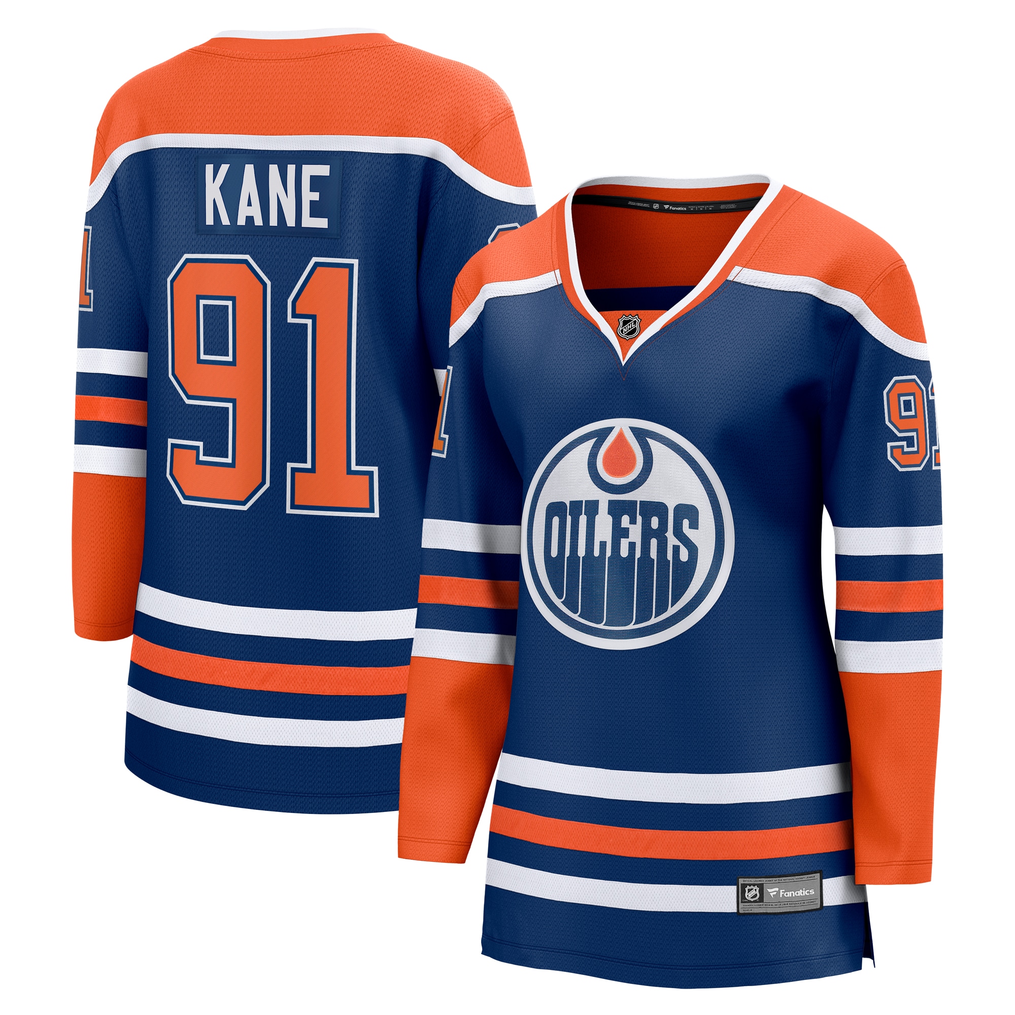 Evander Kane Edmonton Oilers Fanatics Women's Home Breakaway Player Jersey